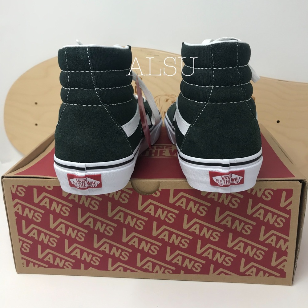VANS SK8-HI Scarab True White Suede W AUTHENTIC - Picture 3 of 8